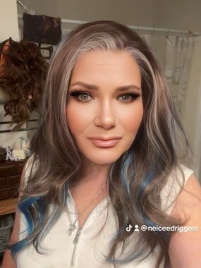 Savage Bluebonnet by infinite tresses lace cut but never worn